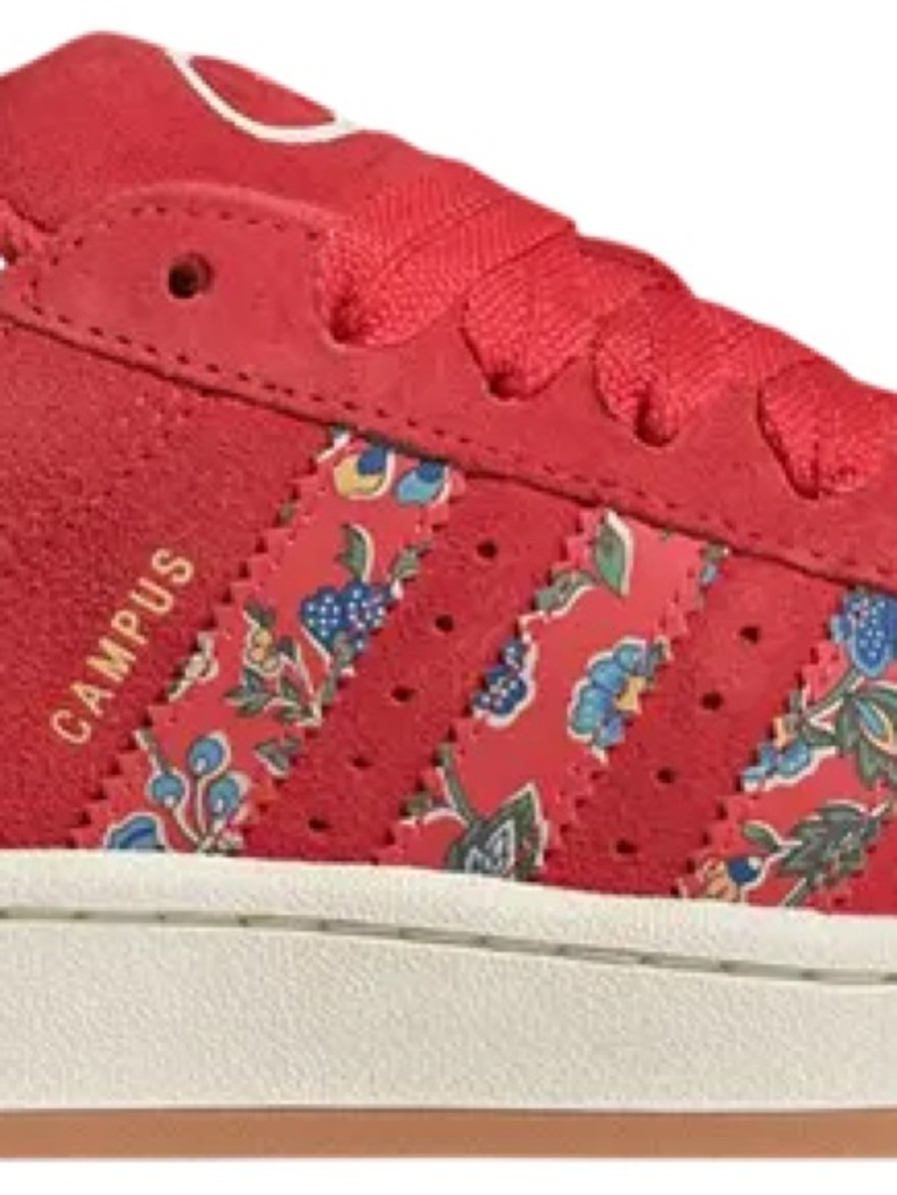 adidas Women's Red Suede Sneaker 

Campus 00s X Liberty London Shoes - Picture 5 of 5